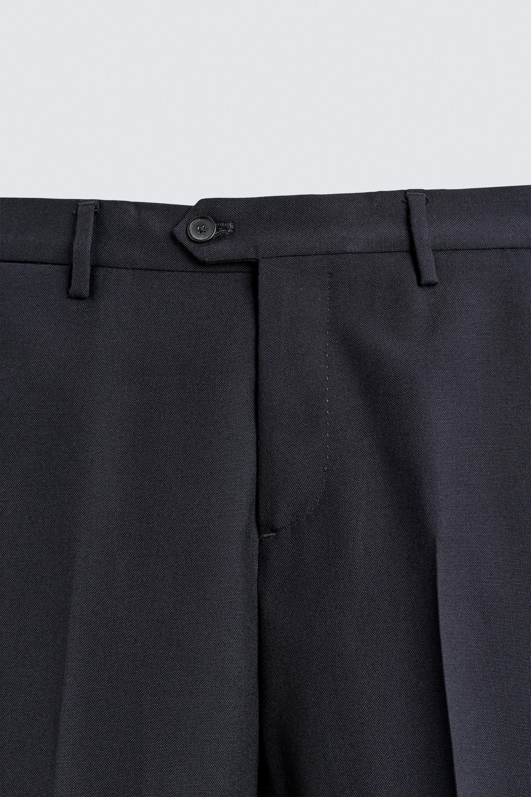 PANTALON DE COSTUME 100% LAINE